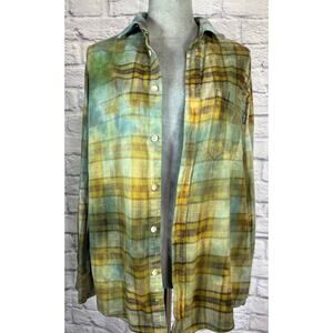 Reworked/upcycled flannel shirt